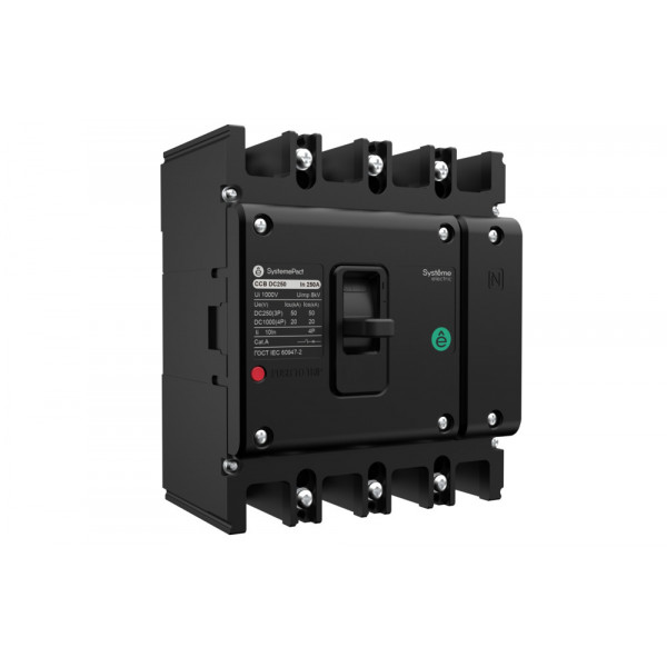 АВТОМАТИЧЕСКИЙ ВЫКЛЮЧАТЕЛЬ SYSTEMEPACT CCB DC250 3P50КА/3P20КА 4P TMD100