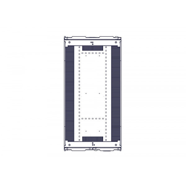 Шкаф Systeme Electric, серия Uniprom, 48U-600/1200, боковые панели 4шт, черный