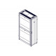 Шкаф Systeme Electric, серия Uniprom, 48U-600/1200, боковые панели 4шт, черный