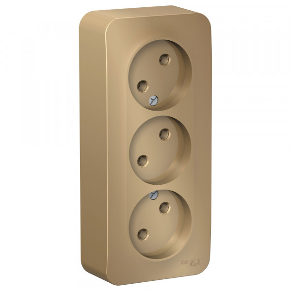 Розетка Schneider Electric BLANCA 3х-мест. О/У 16А/250В ТИТАН