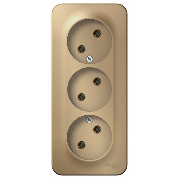 Розетка Schneider Electric BLANCA 3х-мест. О/У 16А/250В ТИТАН