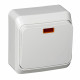 Переключатель Schneider Electric ЭТЮД 1-клав. О/У с подсвет. 10АX/250B БЕЛЫЙ
